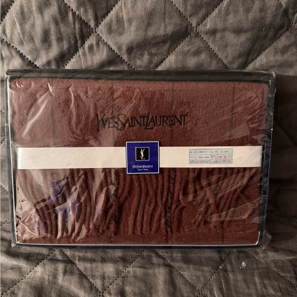 Yves Saint Laurent Winter Scarf Unused